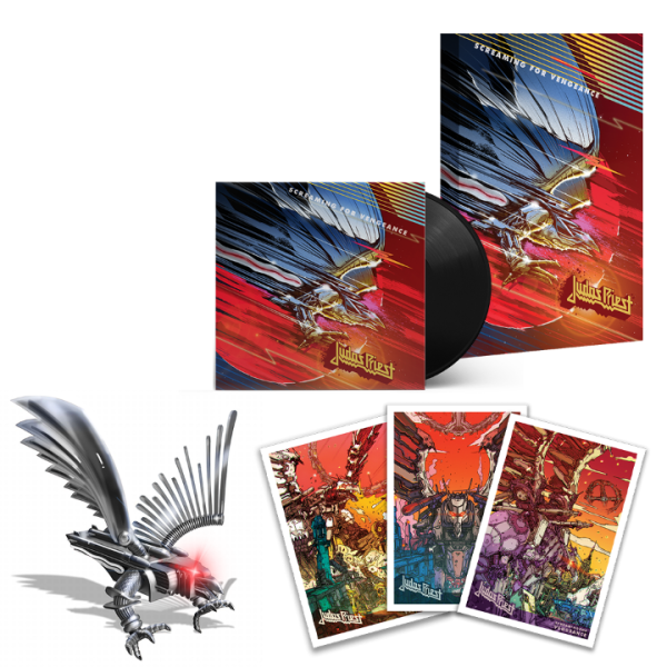 JUDAS PRIEST  SCREAMING FOR VENGEANCE  GRAPHIC NOVEL SUPER DELUXE EDITION For Cheap