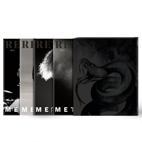 REVOLVER x METALLICA FALL 2021 ISSUE HAND-NUMBERED SLIPCASE WITH ERIC WOLFE SAHLSTEN SCREEN PRINT - ONLY 200 AVAILABLE For Sale - Image 2