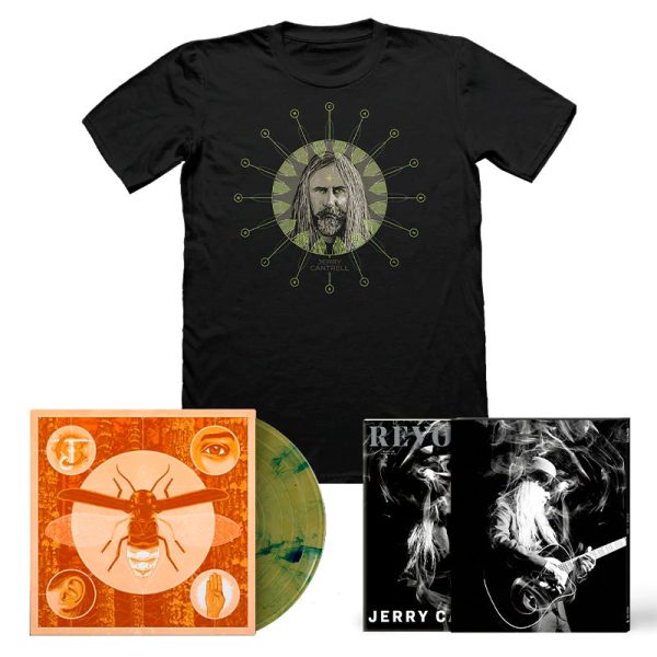 REVOLVER x JERRY CANTRELL WINTER 2021 ISSUE HAND-NUMBERED SLIPCASE W   BRIGHTEN  COLORED LP & EXCLUSIVE GLOW IN THE DARK T-SHIRT - ONLY 250 AVAILABLE Cheap