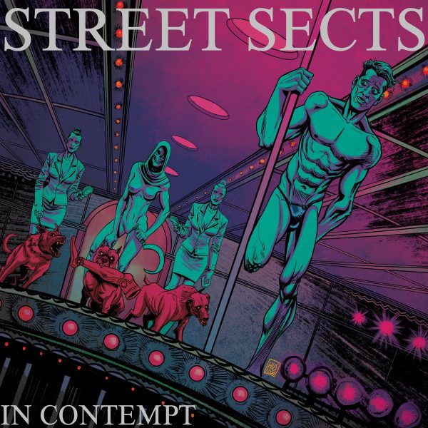 PORTRAYAL OF GUILT & STREET SECTS  SPLIT  7  (Blue Vinyl) Hot on Sale - Image 2