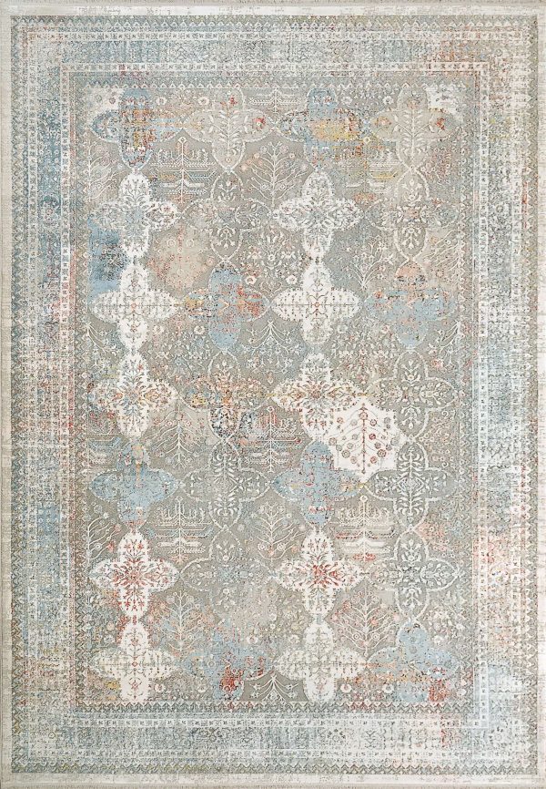 Dynamic RUBY 2170 Machine-Made Distressed Transitional Area Rug For Discount