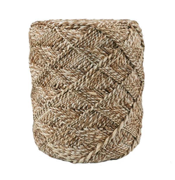 Scandinavia Pouf Ystad Handmade Jute Indoor Pouf From Jaipur Living Online now