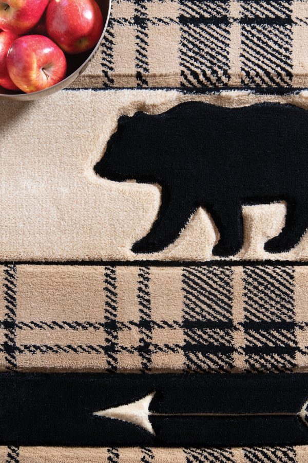 2055-Tartan_Bear Synthetic Blend Indoor Area Rug by United Weavers Hot on Sale - Image 5